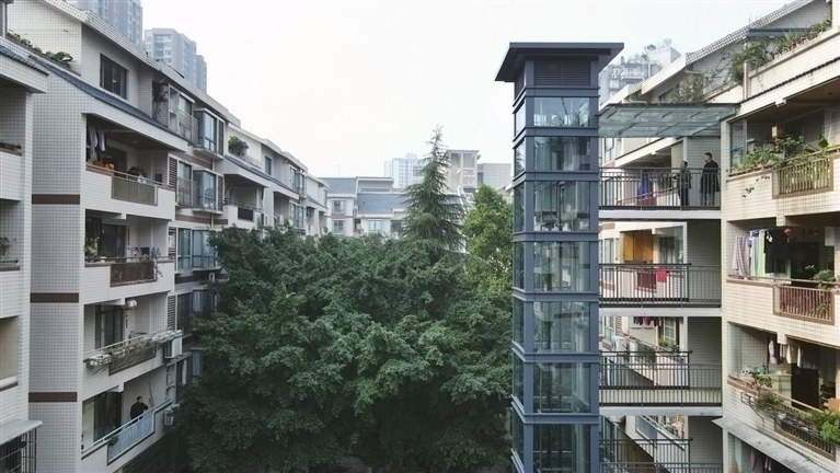 永川：老小区装新梯 “梯”升居民幸福感