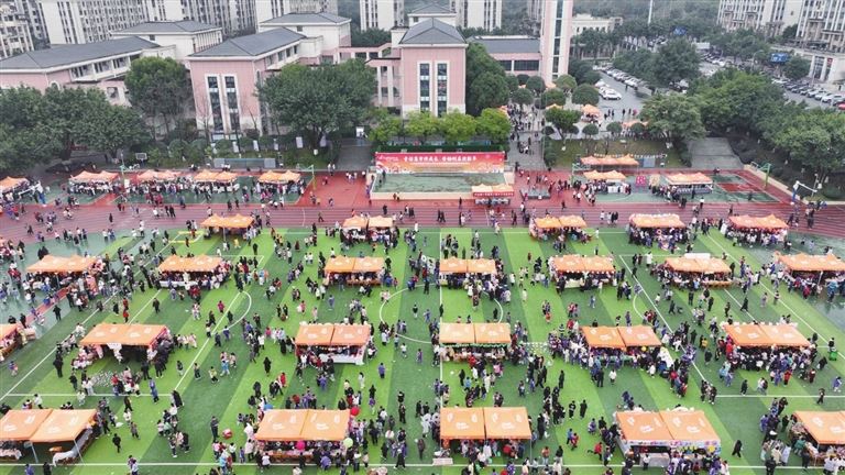 兴龙湖小学童话集市伴成长劳动创美迎新年